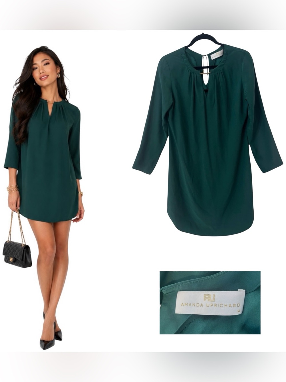Amanda Uprichard Silk Tunic Dress